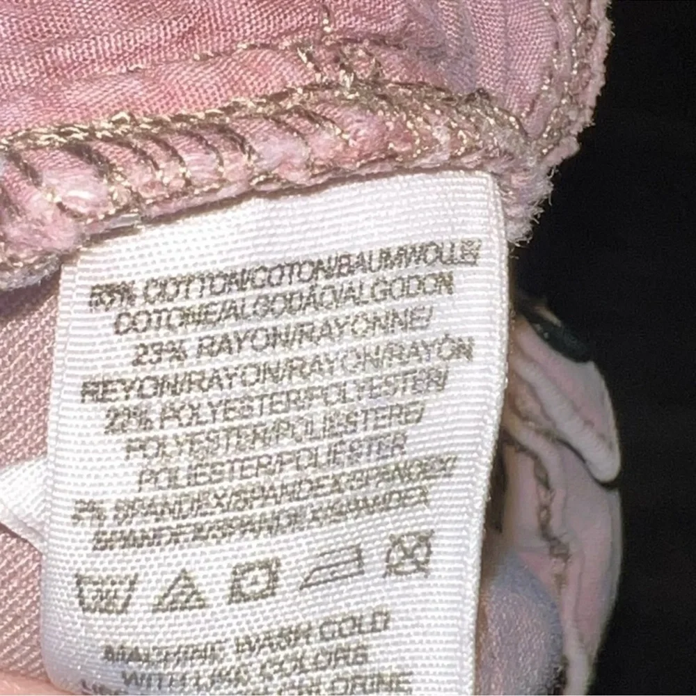 Free People Stella Pink Skinny Ankle Jeans sz 28 - Picture 3 of 4